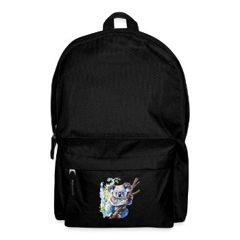 Der Koalabär sieht putzig aus - Rucksack - Schwarz - Vorne
