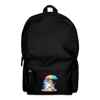 Unicorn for children A world full of fantasy - Backpack - black - Front