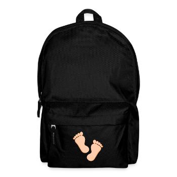 Fuß Füße Fußpflege Podologie - Rucksack - Schwarz - Vorne