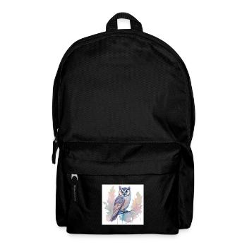 Eule - Rucksack - Schwarz - Vorne