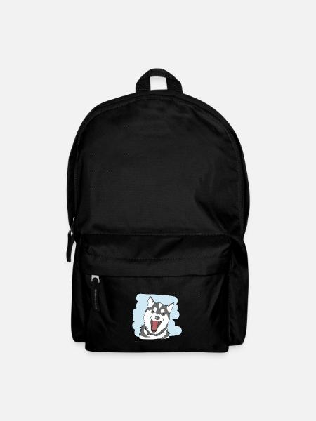 Illustrations Design "Husky Kisses" - Rucksack - Schwarz
