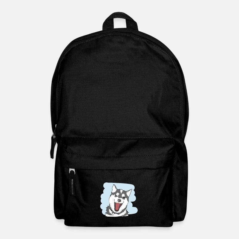 Illustrations Design "Husky Kisses" - Rucksack - Schwarz