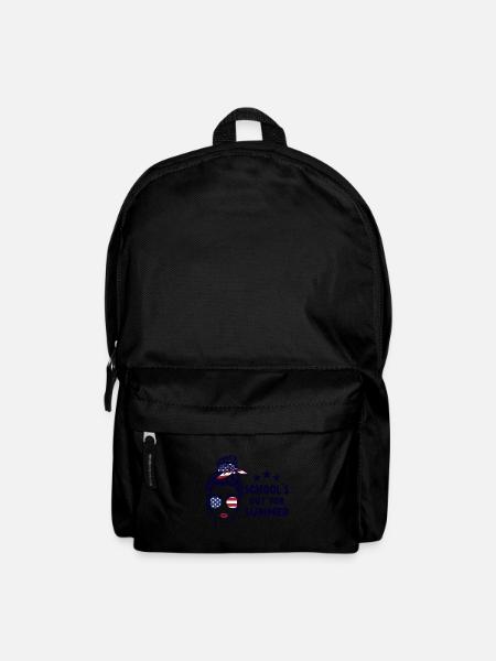 Les écoles sortent pour l’été Dernier jour d’école - Sac à dos - noir