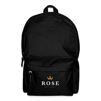Logo original de la famille Rose - Sac à dos - noir - Devant