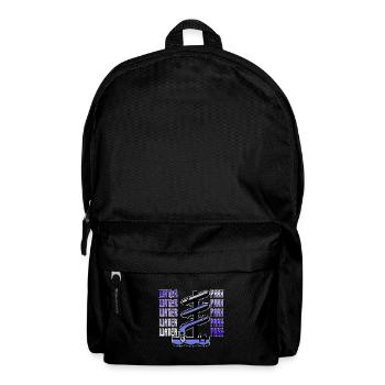 Water Park / Wasser Park / Freibad / Sommer - Rucksack - Schwarz - Vorne