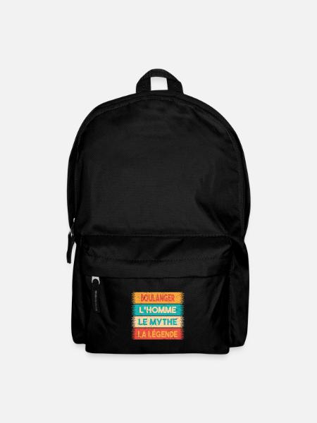 Boulanger, L'homme, Le mythe, cadeau boulanger. - Sac à dos - noir