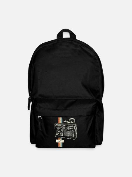 DDR Kult Kasettenrecorder RFT R4200 Retro Ostalgie - Rucksack - Schwarz