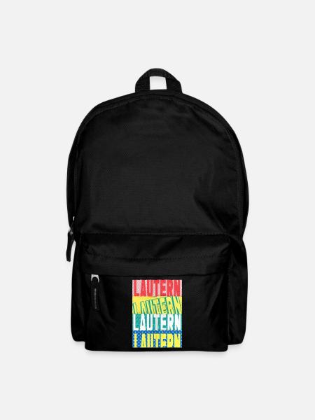 Kaiserslautern Lautern Deutschland Stadt Schrift - Rucksack - Schwarz