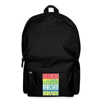 Remscheid Germany City Font Skyline - Backpack - black - Front