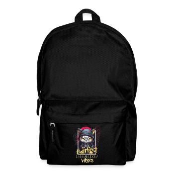 Cat Hip Hop Rap Rapper DJ Ghetto Crew Gangster - Sac à dos - noir - Devant