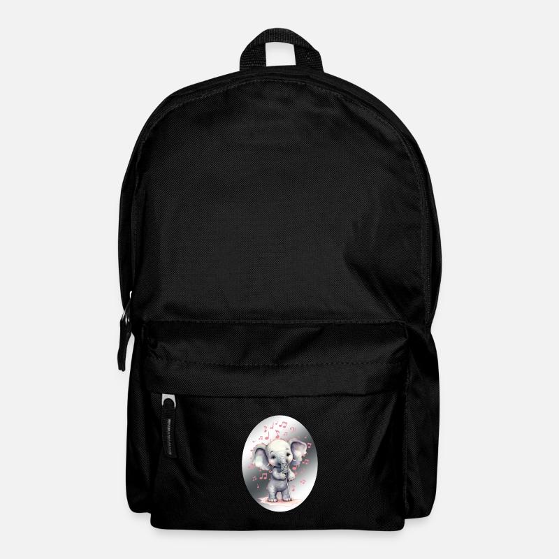 Mélodie de l'éléphant - Sac à dos - noir