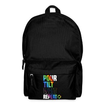 Acrylgießen - Rucksack - Schwarz - Vorne
