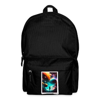 Kosmische Reise - Rucksack - Schwarz - Vorne