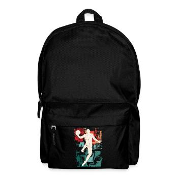 Basketball Basketballer Spieler Fan Vintage Retro - Rucksack - Schwarz - Vorne