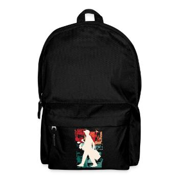 Golf Golfen Golfspieler Sport Hobby Club Vintage - Rucksack - Schwarz - Vorne
