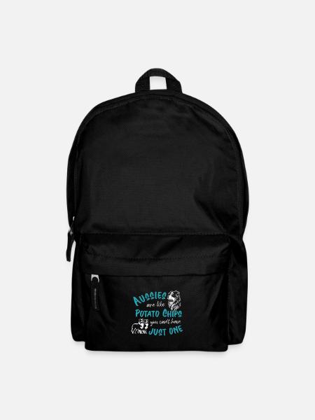 Aussies are like Potato Chips - türkis - Rucksack - Schwarz
