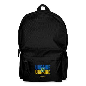 Drapeau ukrainien, fierté ukrainienne - Sac à dos - noir - Devant