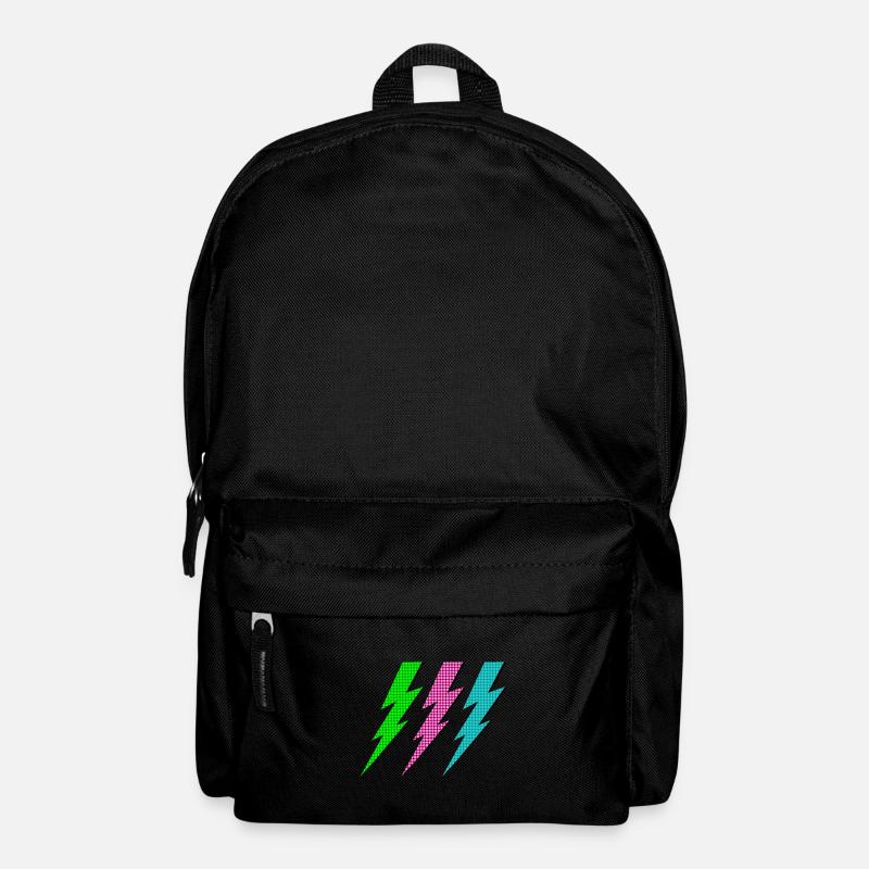 Three lightning bolts - Backpack - black