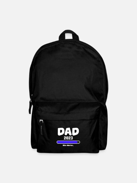 Dad 2023 You Will Be Dad 2023 Dad Shirt Papa2023 - Backpack - black