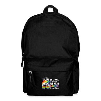 LGBT Stolze Mutter - Rucksack - Schwarz - Vorne