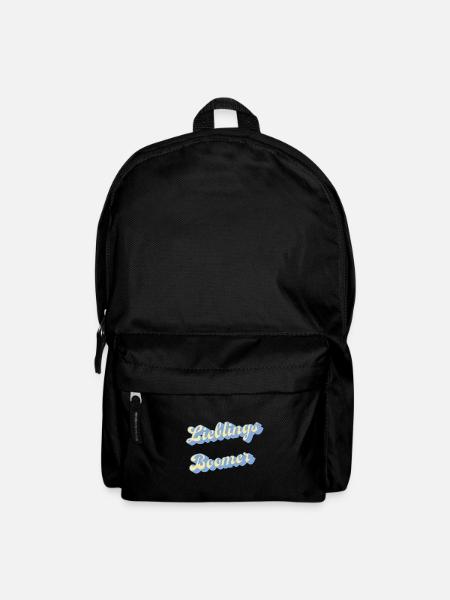 Favorite Boomer Retro Script - Backpack - black