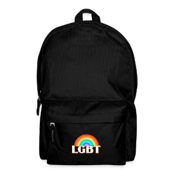 LGBT - Rucksack - Schwarz - Vorne