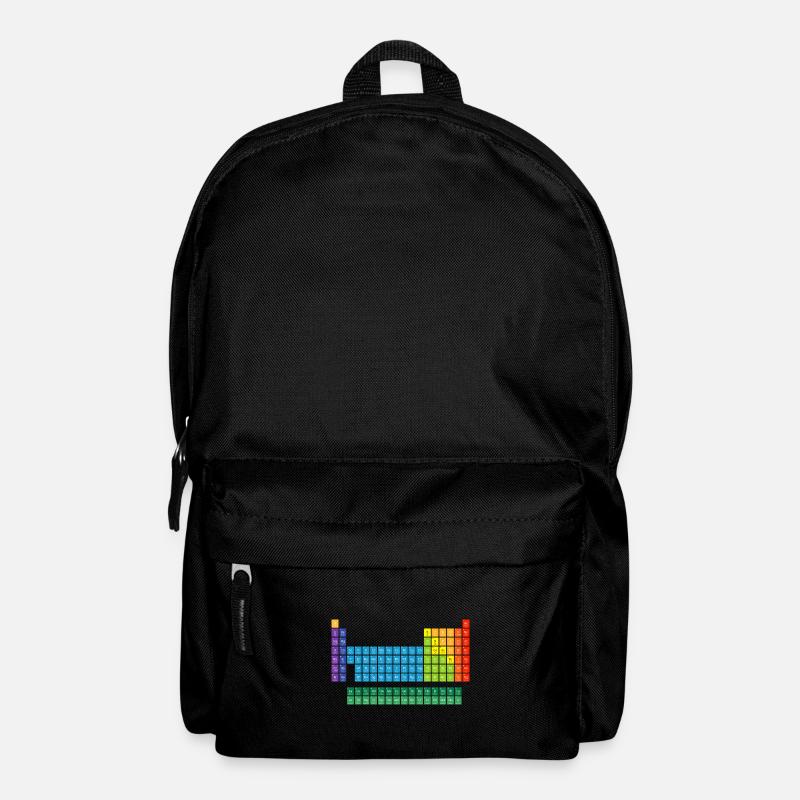Tableau périodique des éléments - Sac à dos - noir