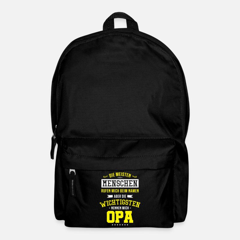 Opa Spruch - Rucksack - Schwarz