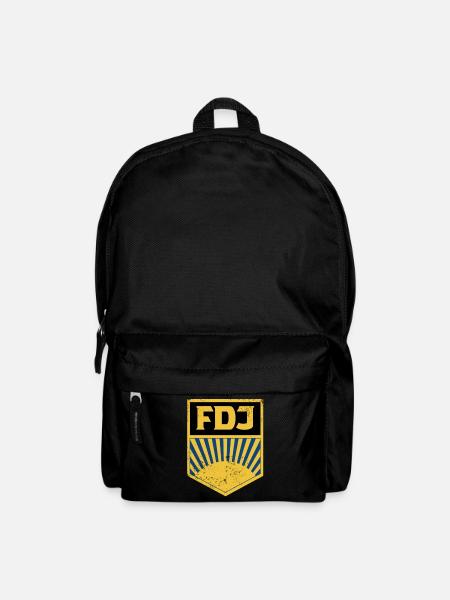 FDJ Retro Logo DDR Pioniere - Backpack - black