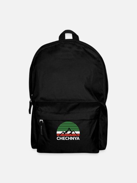 Chechnya Chechen Tschetschenien Tschetschene Flag - Rucksack - Schwarz