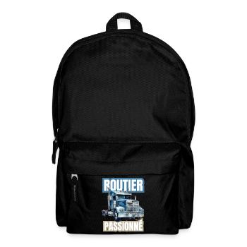 routier passionné - Sac à dos - noir - Devant
