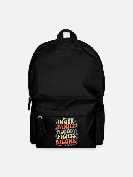 Cancer Awareness Cancer Breast Cancer - Backpack - black