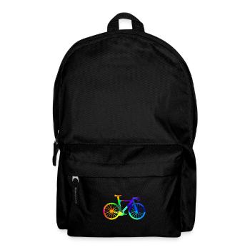 Vélo de route Triathlon Rainbow Polygon Bike - Sac à dos - noir - Devant
