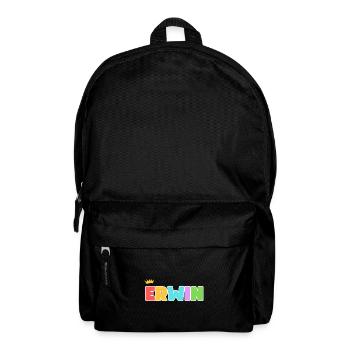 Erwin! Personnalisable - Sac à dos - noir - Devant
