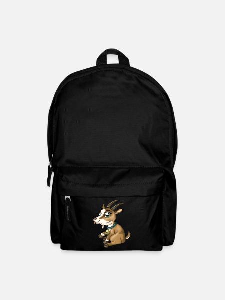 Süße lustige Ziege - Rucksack - Schwarz