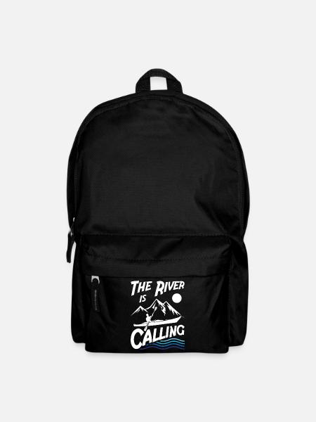 The River is Calling - Backpack - black