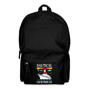 Nautical Lighthouse - Rucksack - Schwarz - Vorne