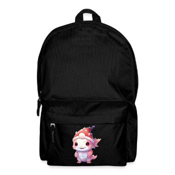 Christmas Miracle Axolotl: Laughter Under the Cap - Backpack - black - Front