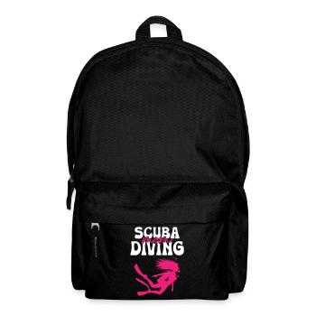 Scuba Diving Mom - Rucksack - Schwarz - Vorne