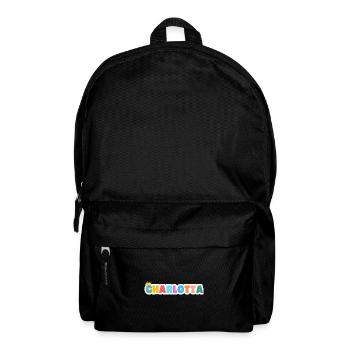 Charlotta ! Personnalisable - Sac à dos - noir - Devant