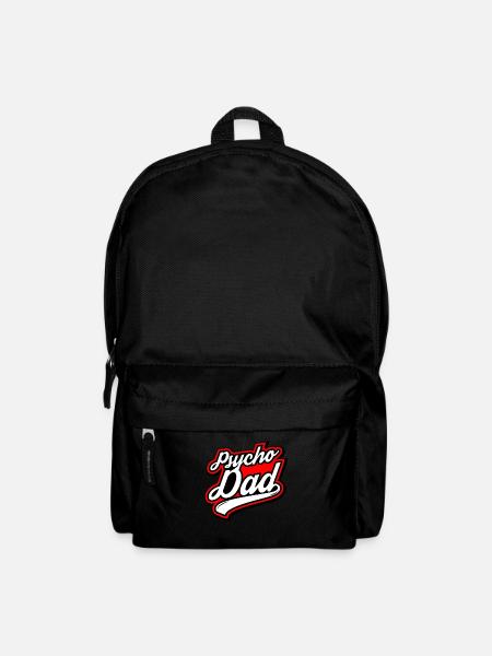 Psycho - Papa - Psycho - Dad - Rucksack - Schwarz