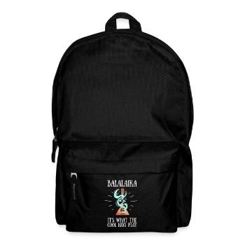 Balalaika Guitar Ukulele Baglama Russian Folk - Rucksack - Schwarz - Vorne