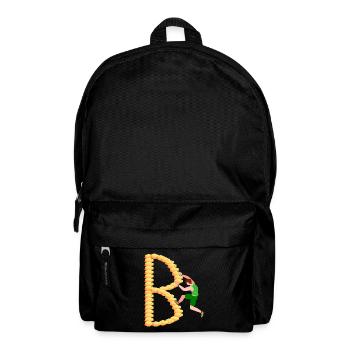 Klettern, Boulder, Sportklettern, Kletterwand, Top - Rucksack - Schwarz - Vorne