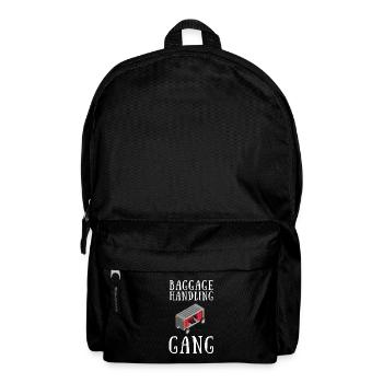 Baggage Handler Airfield Airport Worker - Rucksack - Schwarz - Vorne