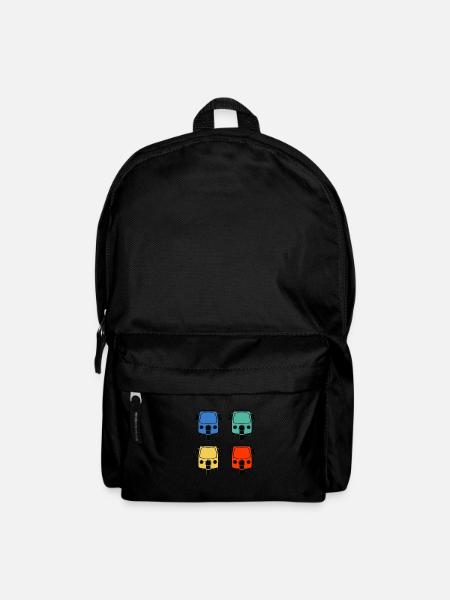 Tuk Tuk Rickshaw Italian Scooter Transporter - Backpack - black