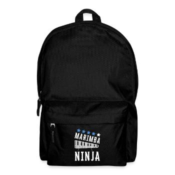 Vibraphone Mom Marimba Ninja And Mallet - Rucksack - Schwarz - Vorne