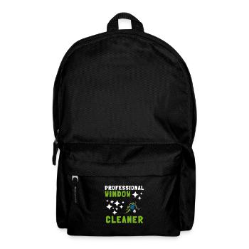 Window Cleaner Services Car Window Cleaning Window - Backpack - black - Front