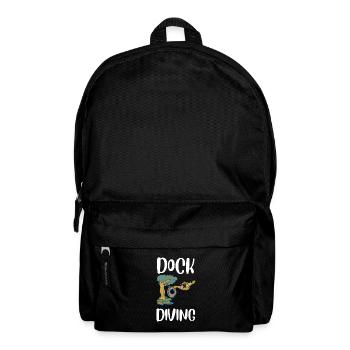 Dock Diving Canine Water Sport Dog Dock Jumping - Backpack - black - Front