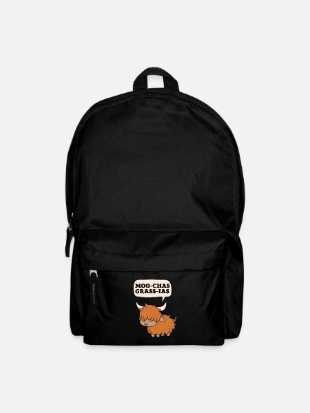 Highland Cow Breeder Scottish Cattle Hairy Cow - Rucksack - Schwarz