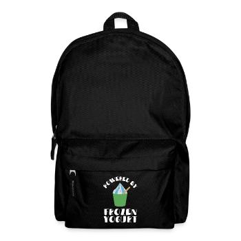 Probiotics Dairy Products, Frozen Yogurt - Backpack - black - Front